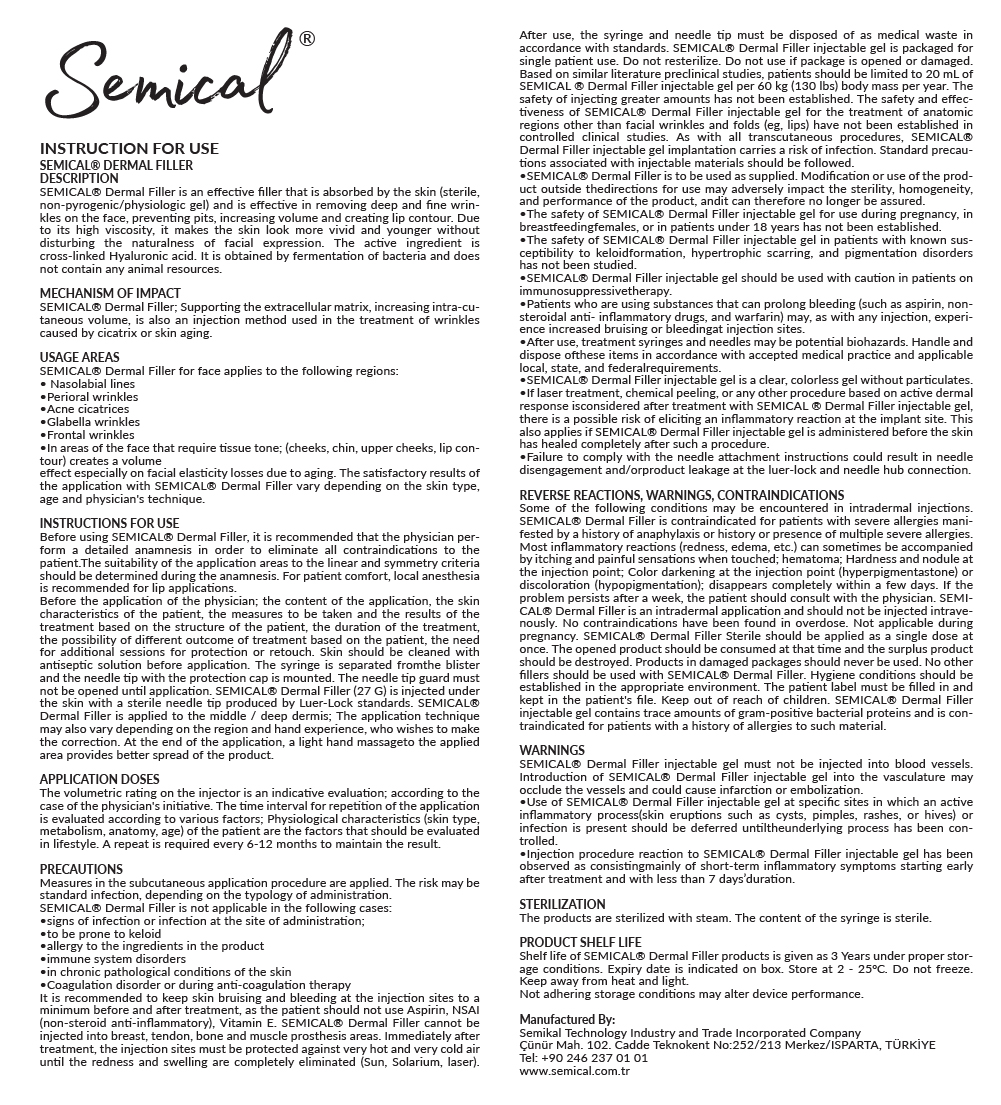 Semical MESOLIFTER Sodium Hyaluronate 3 ml 20 mg/ml - Image 2